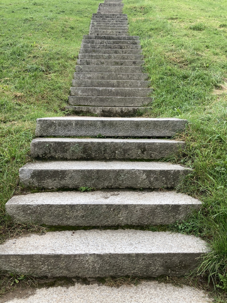 Quel escalier de jardin sur une pente raide